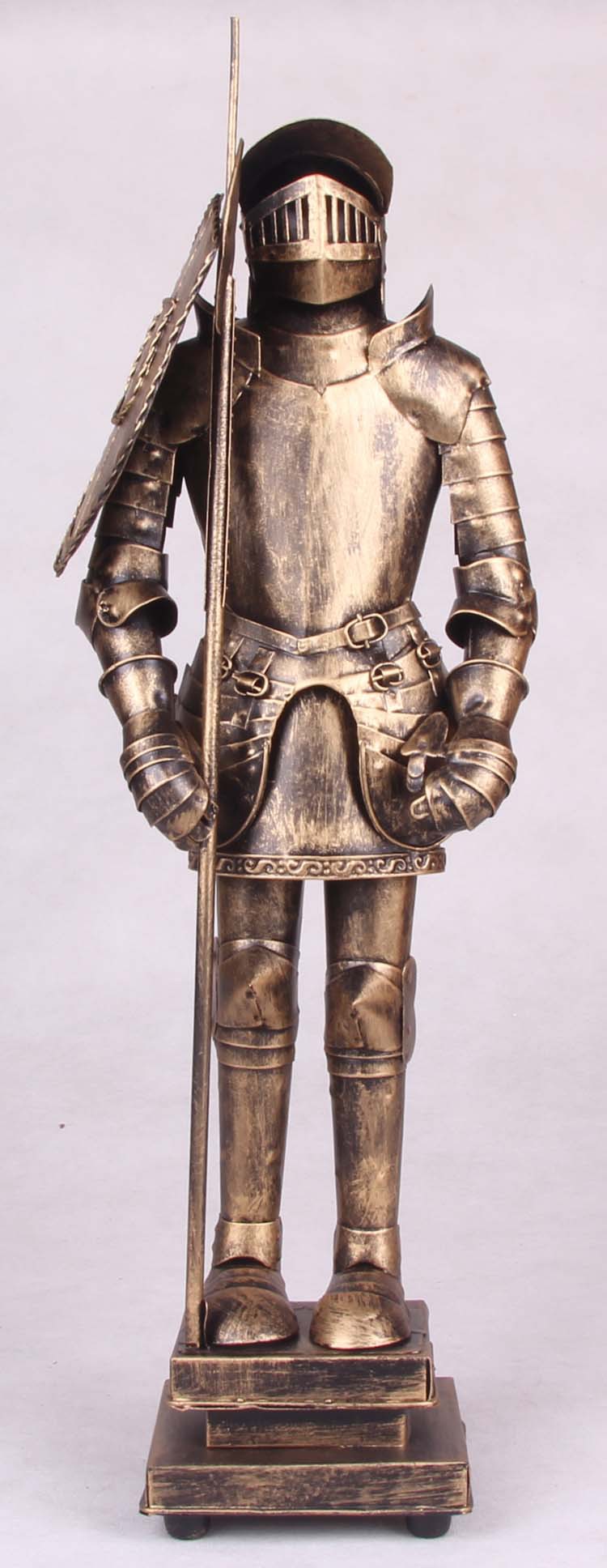 mettle 50厘米铁制古代战士 头盔盔甲 创意礼品