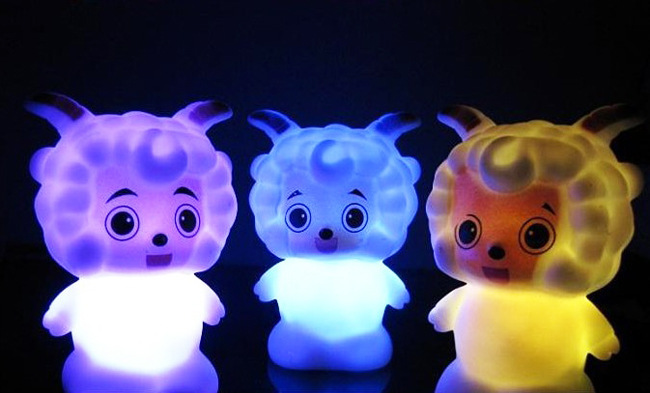 b231七彩喜羊羊小夜灯 厂家直销喜洋洋小夜灯,可定制,量大从优