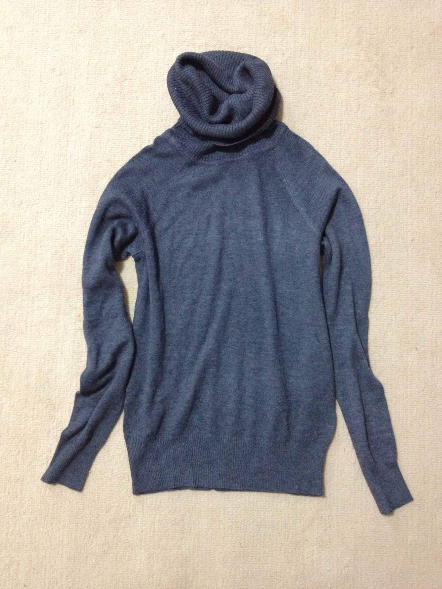 出口意大利针织高领大豆纤维羊绒衫