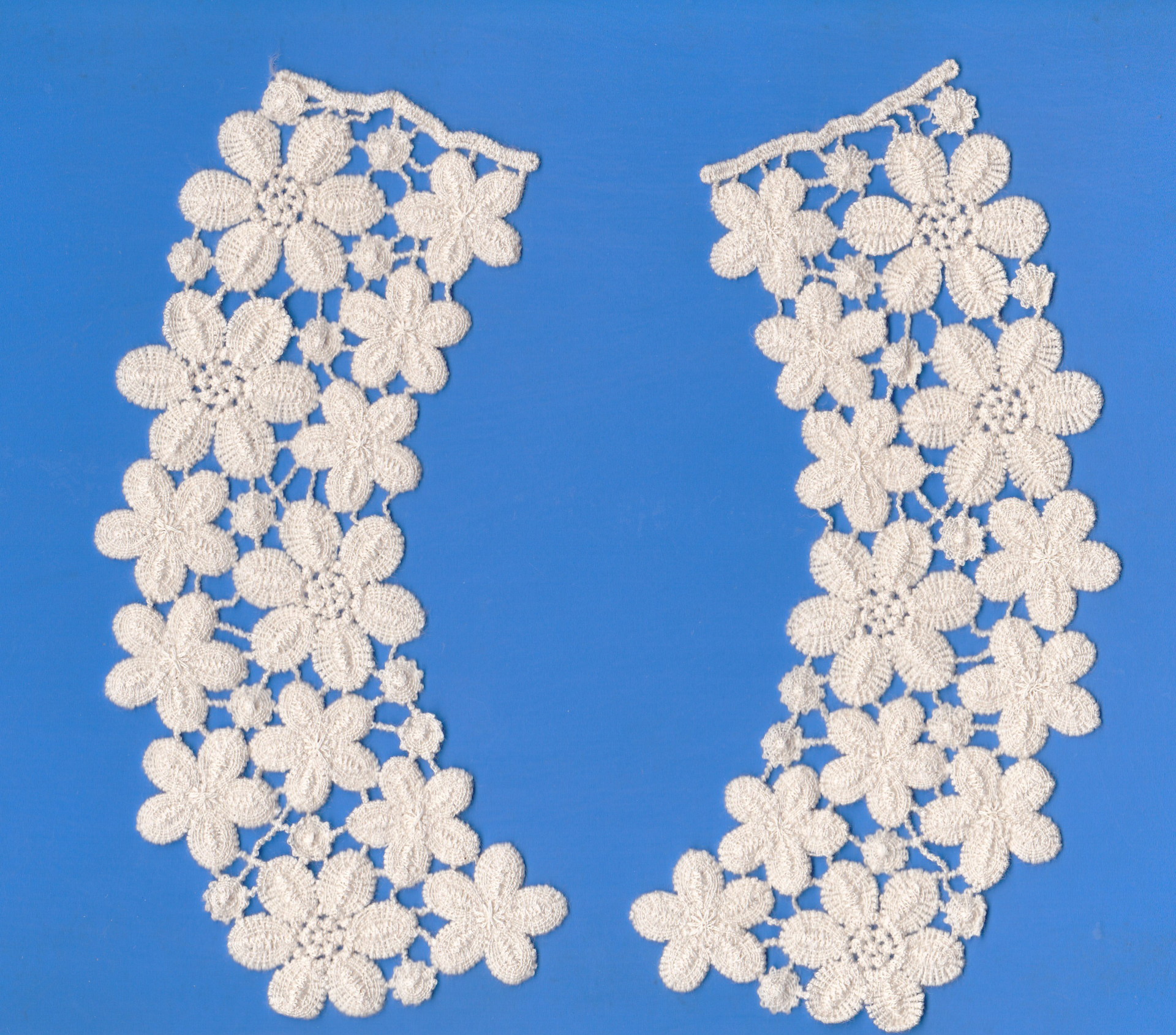 棉水溶花瓣形娃娃领花厂家直销质优价低