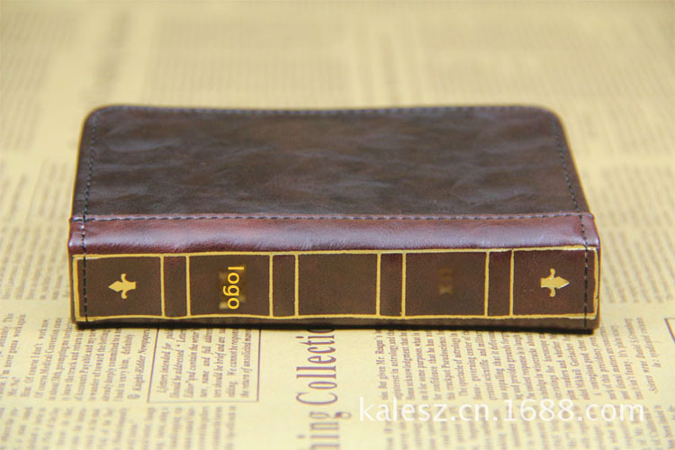 iphone 4s复古书本圣经皮套 装订书本仿真皮手机皮套iphone保护套