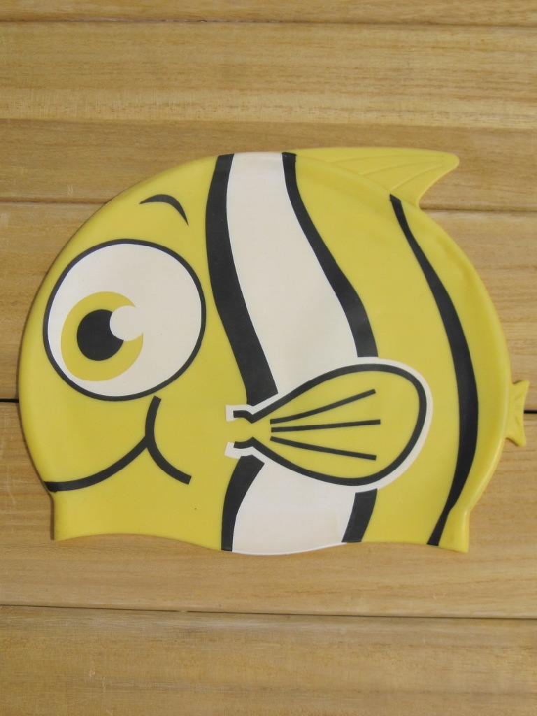 2013新品 儿童卡通泳帽 蛙胶可爱防水游泳帽 批发 零售