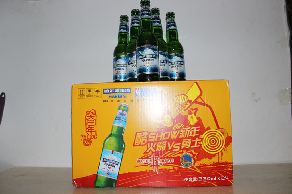 供应哈尔滨啤酒(冰爽330ml小瓶夜场啤酒)