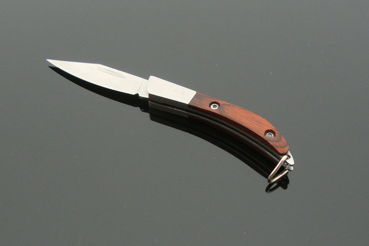 日美5918精品小刀 安全无锁折叠刀 不锈钢水果刀 礼品刀具