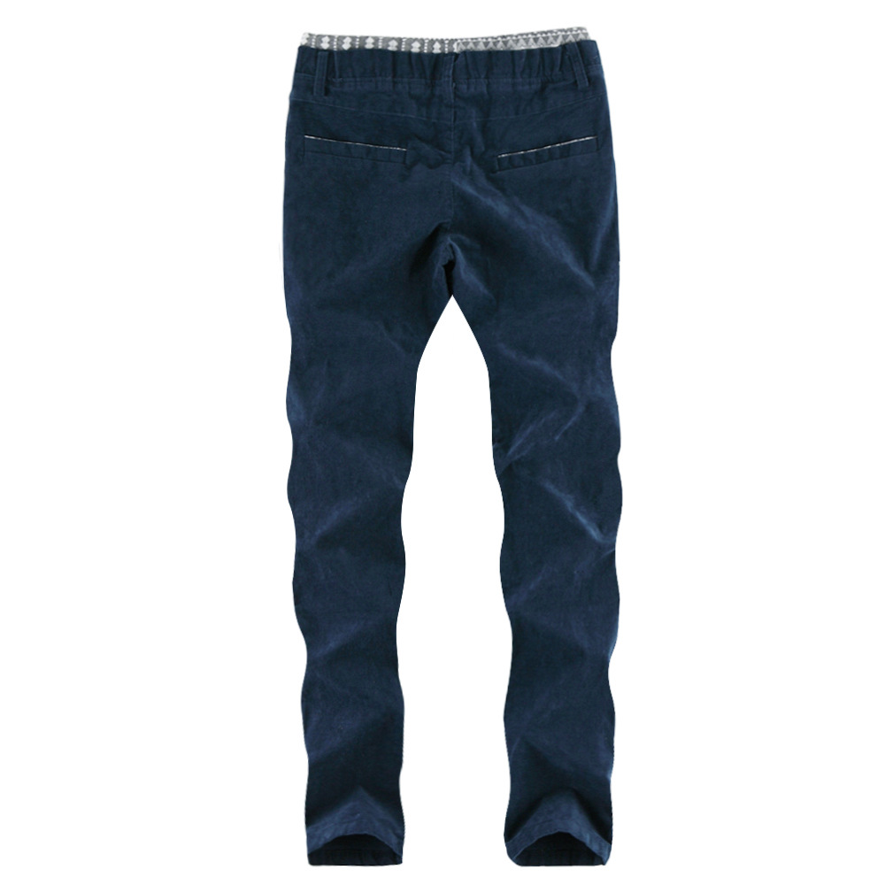 东红男装 2013秋装新款平绒男裤休闲裤男士长裤修身平绒直筒裤