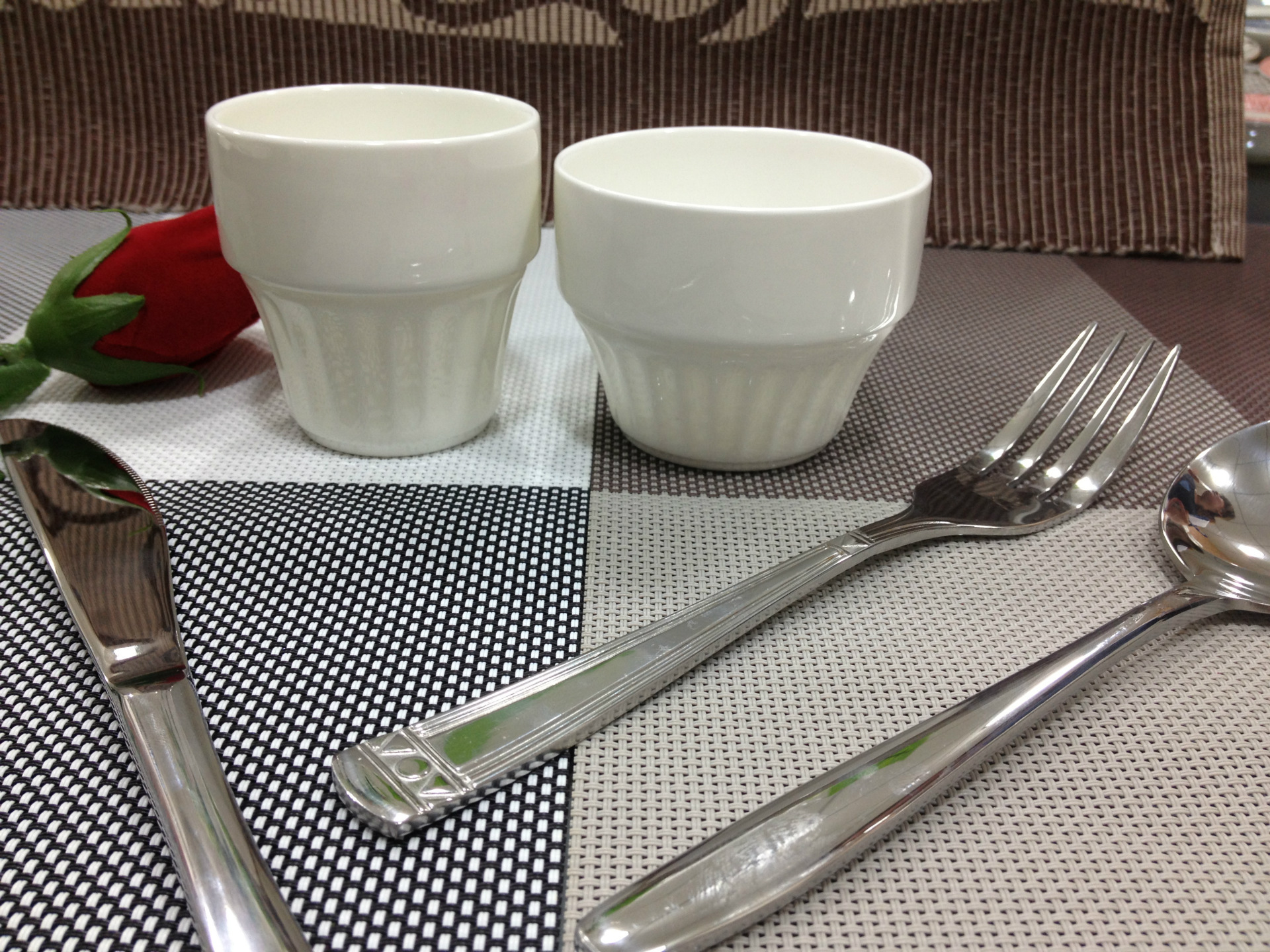 酒店陶瓷餐具套装自助餐 中餐西餐 新型罗马杯水杯茶杯-「碗,碟,盘