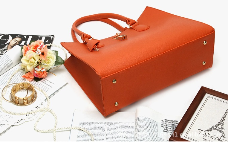 韩国kling 时尚休闲 手拎 斜挎 定型女士包 k1008