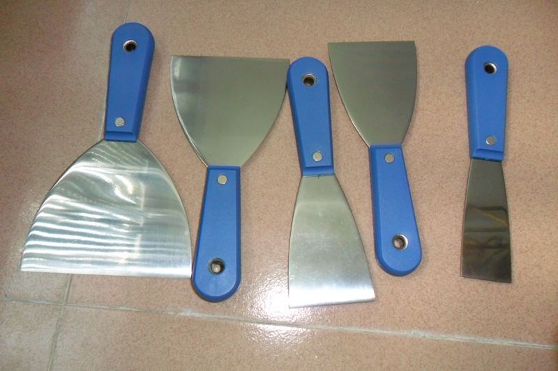 4寸台式塑柄油灰刀50#钢镜面精抛光加工_定制