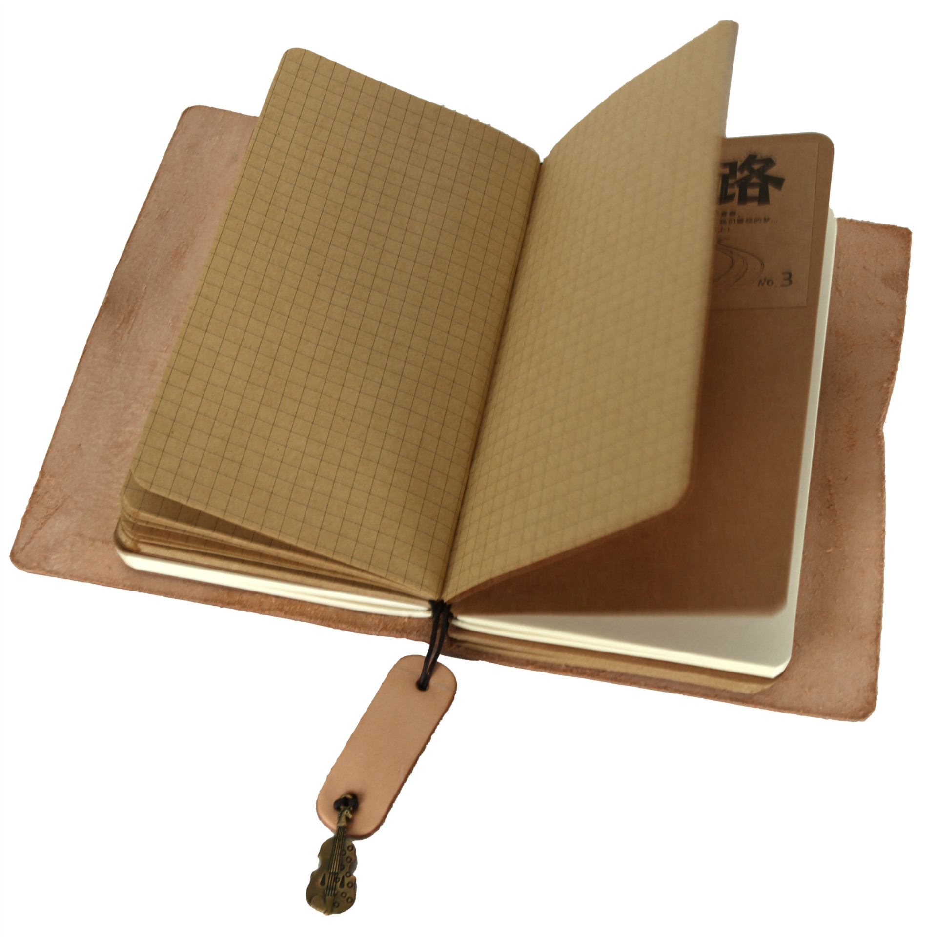 【新款】旅行手札(盒装真皮)笔记本 48k160张 韩国文具批发