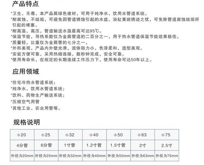 電視廣告品牌pp-r管材 ppr管 pp-r管材 價格由於聯塑 四分管 2.