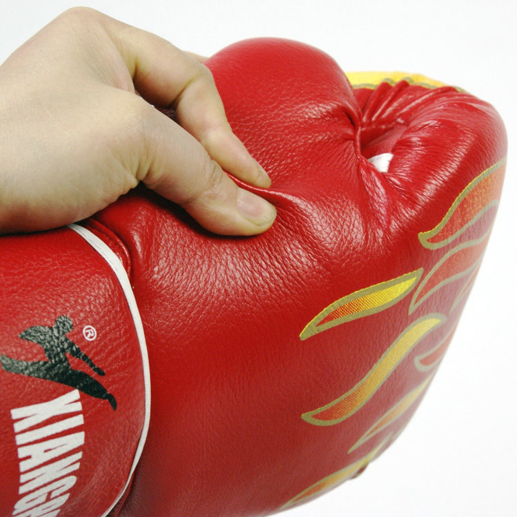 响牌火焰拳击手套专业散打拳击拳套比赛型拳套标准拳击手套