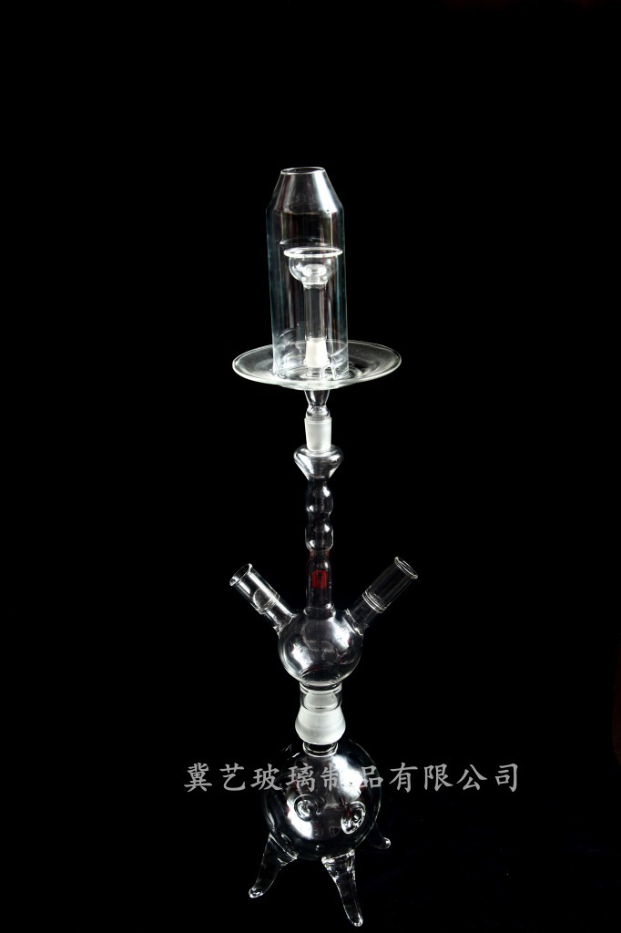 玻璃烟枪,水烟,高硼硅玻璃,耐高温玻璃吸烟器图片_15