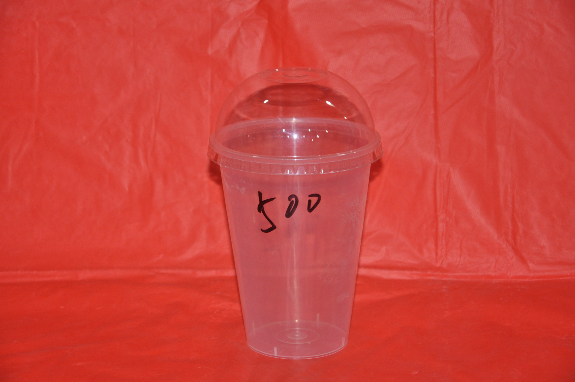 厂家直销 一次性pp500ml注塑杯(半透明和雾状)