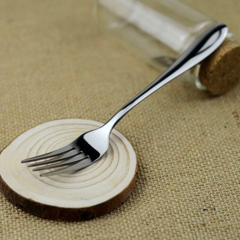 【生产批发】不锈钢西餐餐具西餐叉子 主餐叉甜品叉点心叉3款