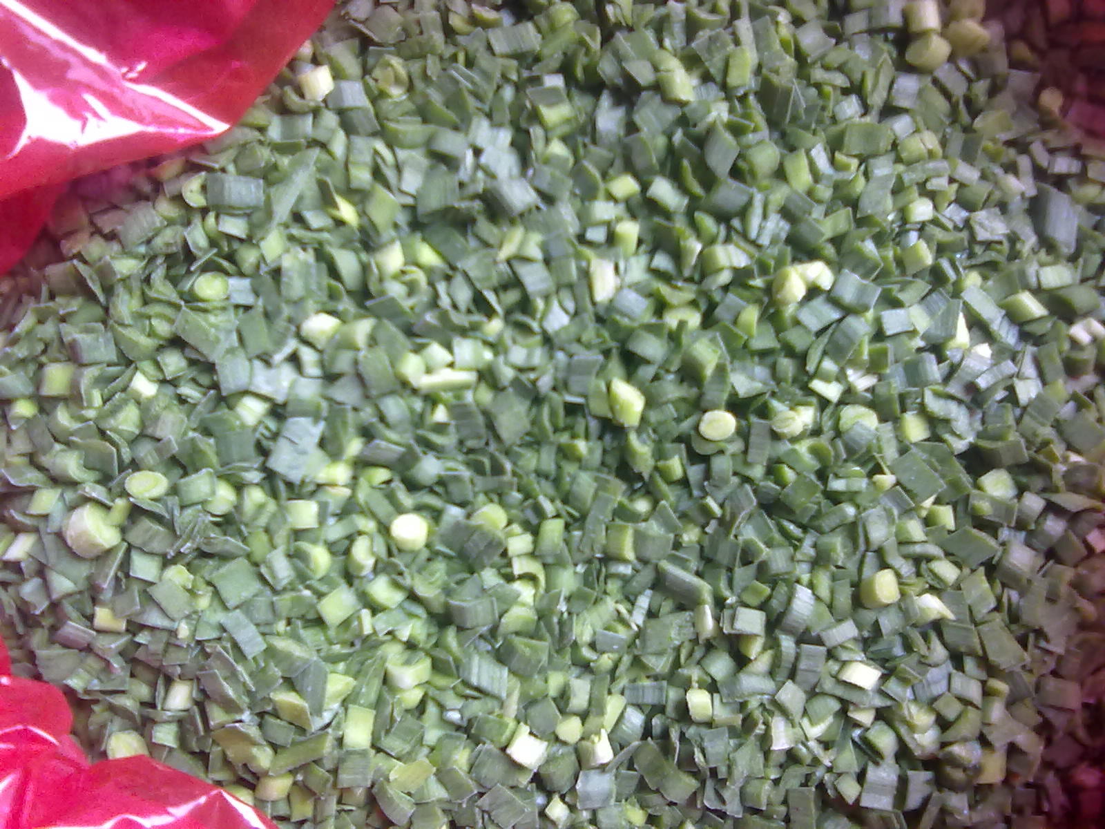 冷冻韭菜段