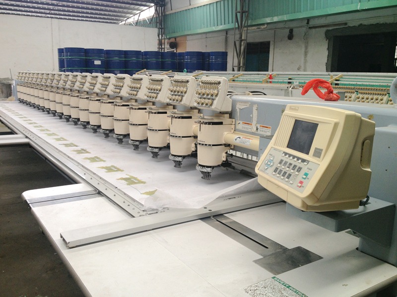 二手绣花机 转让百灵达ys718高速机 多台