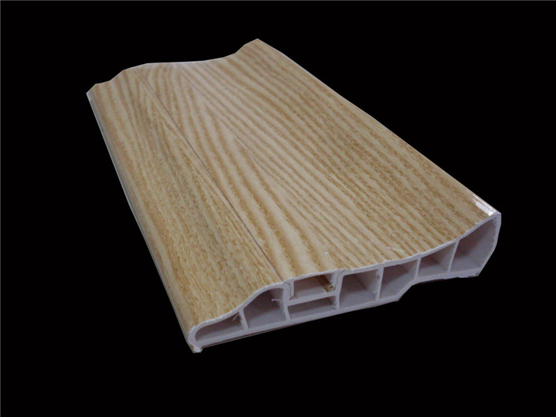 pvc踢脚线 塑料覆膜踢脚线&nbsp; 重量:670-680克/米