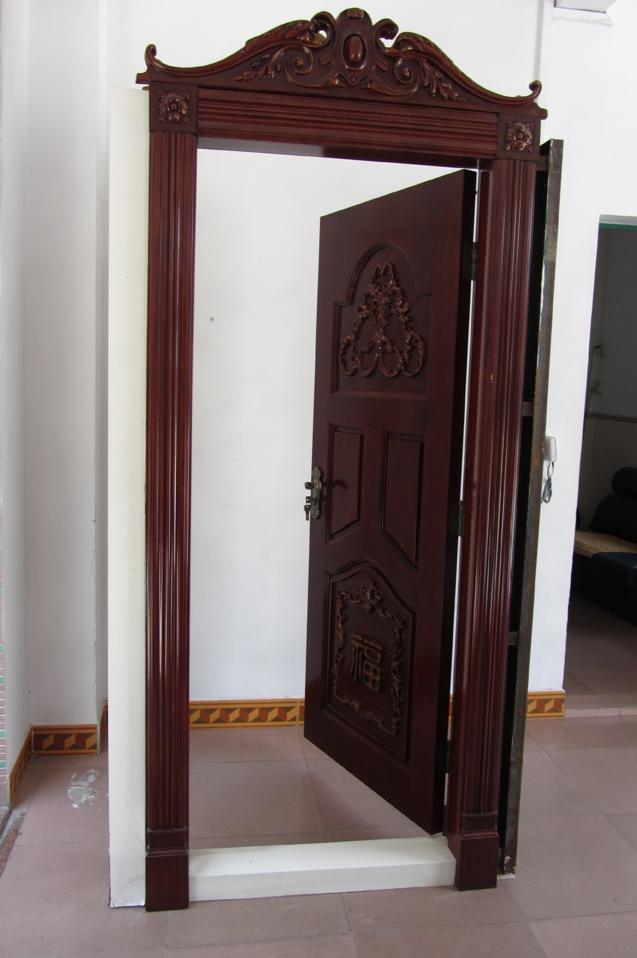 玻璃钢高端雕花门 第五代门 真空制造工艺