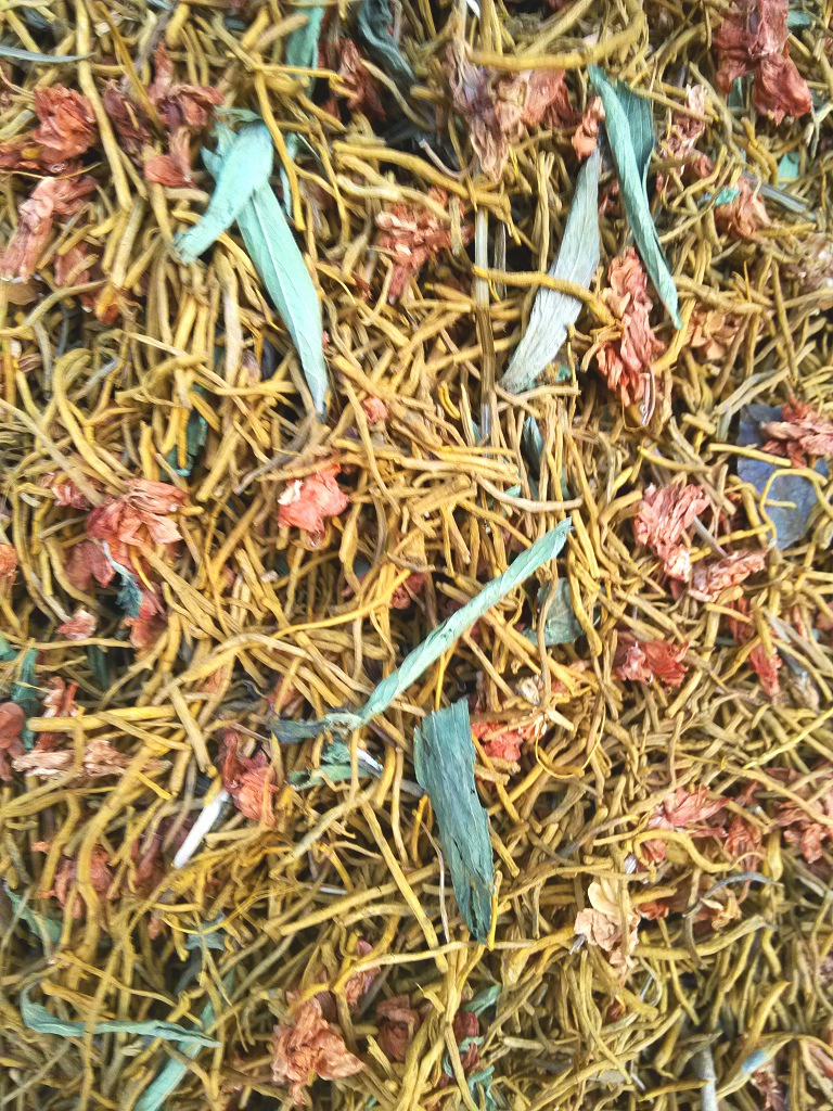 雪山黄龙茶 清心明目寒性植物原材料黄龙草 100斤起送全套广告