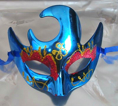 舞会世家 电镀面具 彩绘牛角面具 批发生产各类面具