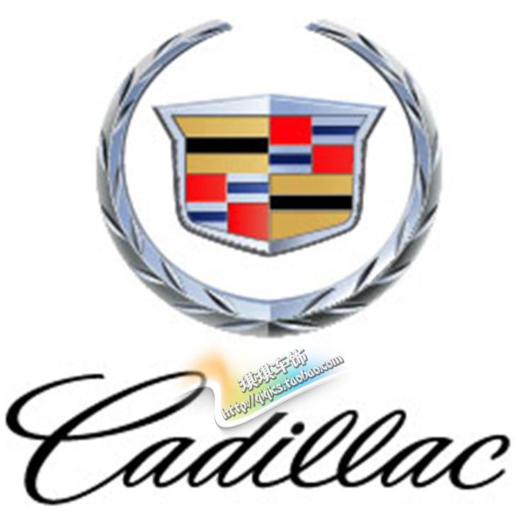 车标批发-凯迪拉克原厂款式金属英文车标 cadillac 英文标尾标