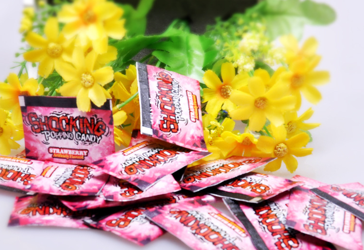 香港原装进口 低俗喜剧 御轩爆炸糖 跳跳糖 草莓味30g
