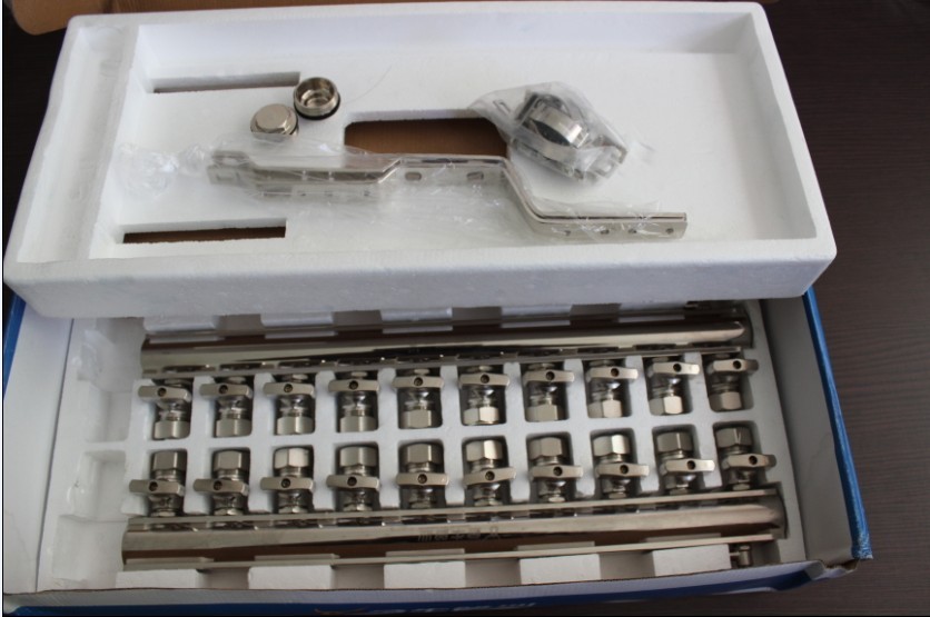 正品武汉金牛地暖分水器 金牛角 锻压一体