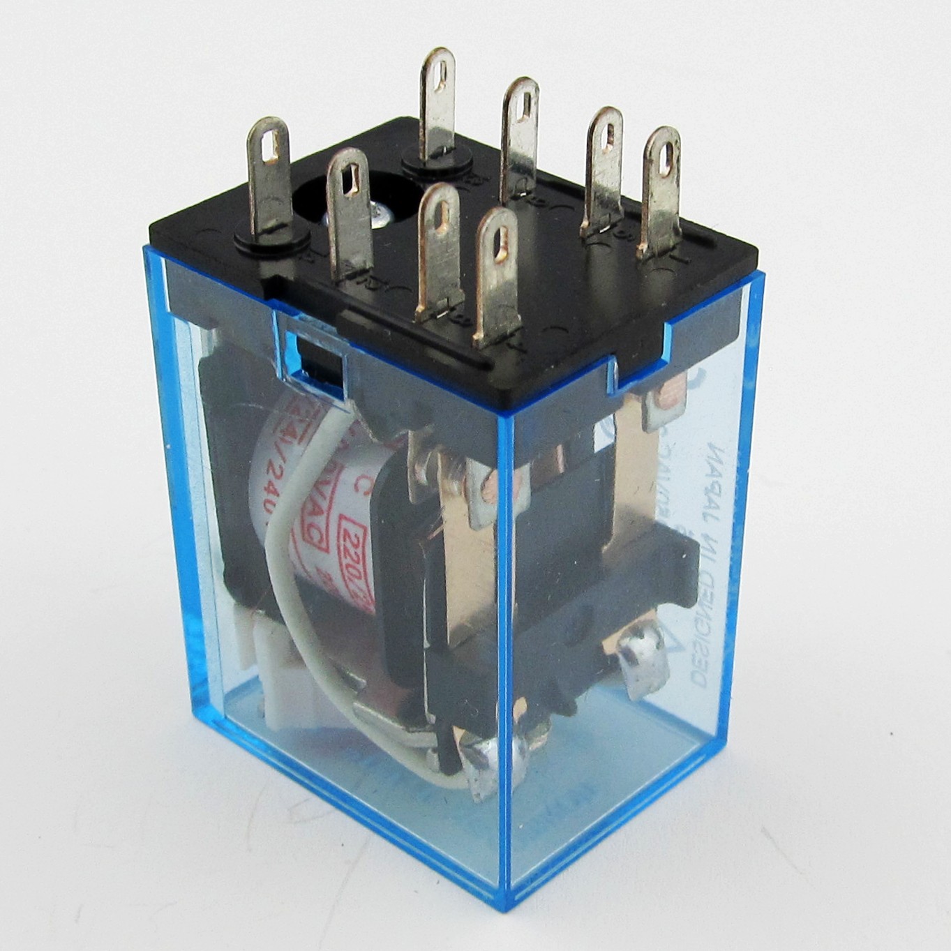 欧姆龙中间继电器my2njac220vdc24v8脚