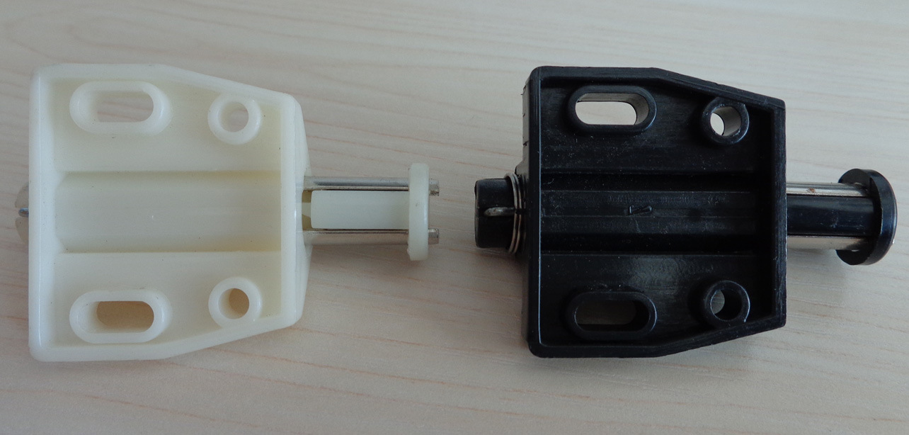 供应斜边单磁碰_圆形单磁吸 单门玻璃磁碰