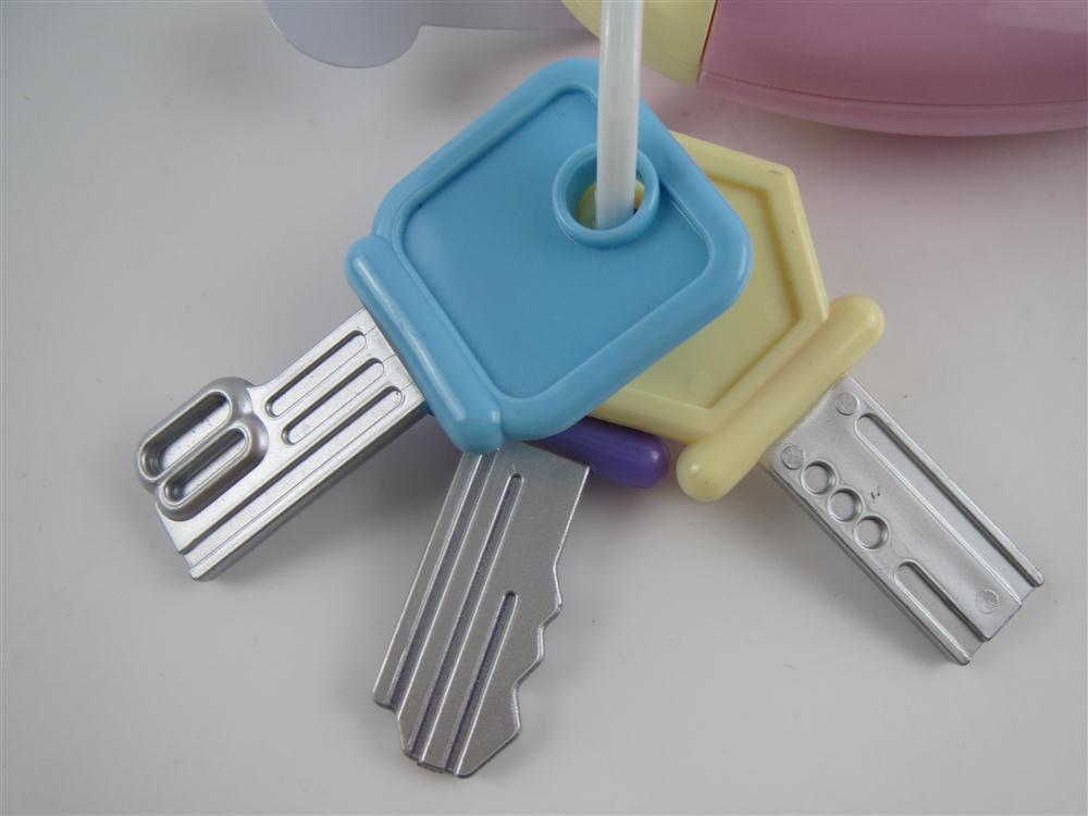 厂家直销音乐钥匙玩具 卡通音乐遥控钥匙小孩婴幼儿动手教具