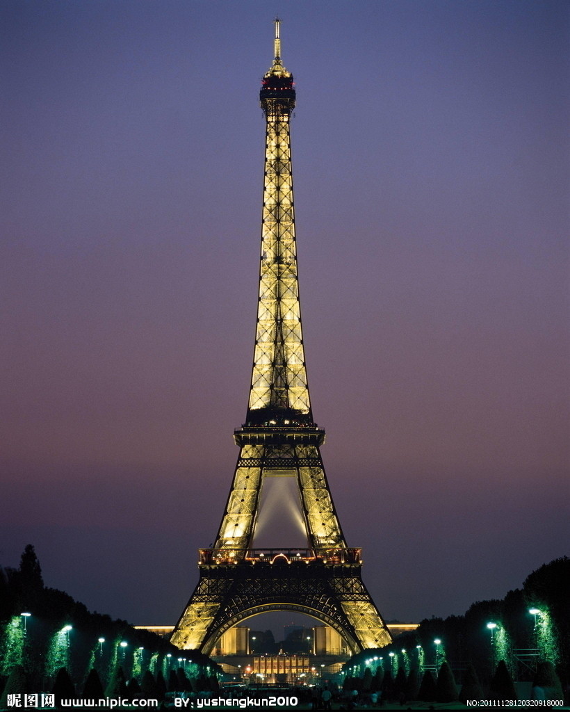 水晶埃菲尔巴黎铁塔模型 艾菲尔 创意生日礼物 个性定制结婚礼物