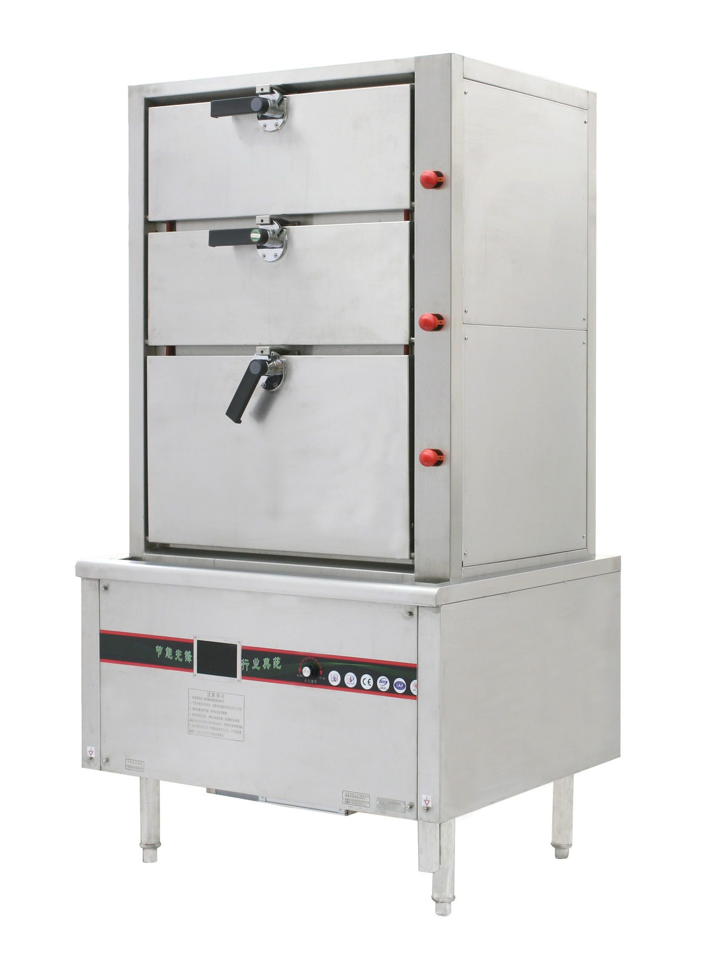 厂家加工定做优质双门蒸柜,三门蒸饭柜,节能燃气蒸饭柜图片_5