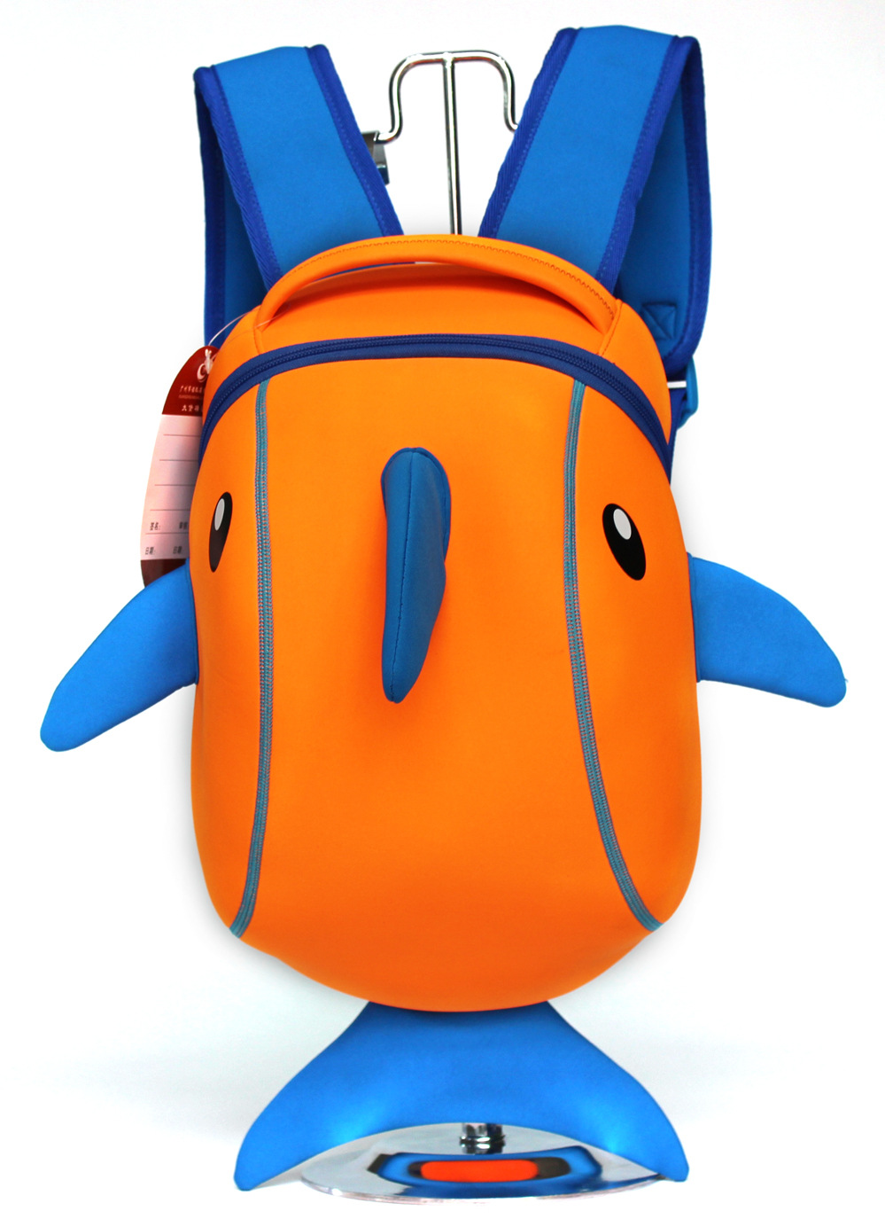 防水环保潜水料儿童书包幼儿园双肩包小朋友背包小海豚