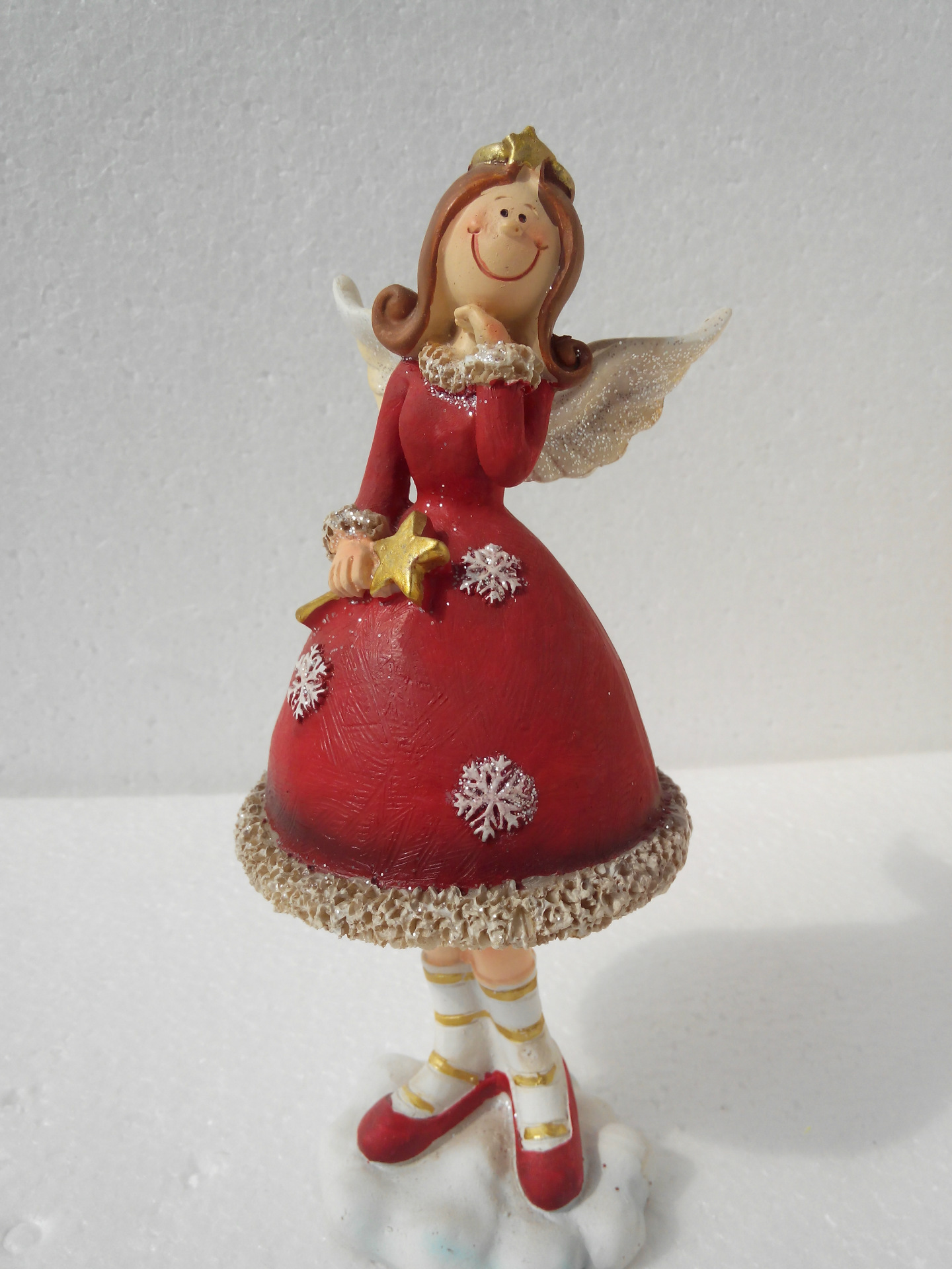 超萌超可爱的公主红天使摆件欧式摆件女生最爱摆设树脂工艺品批发