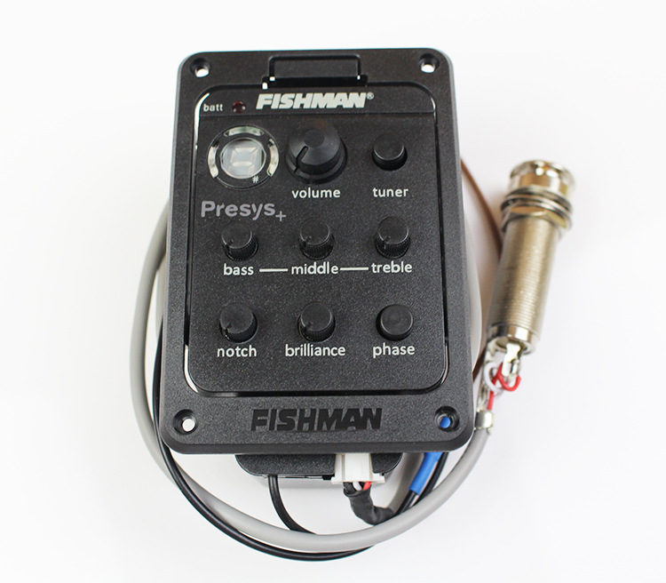 渔夫201fishmanpresys民谣木吉他拾音器带调音器木吉他配件eq
