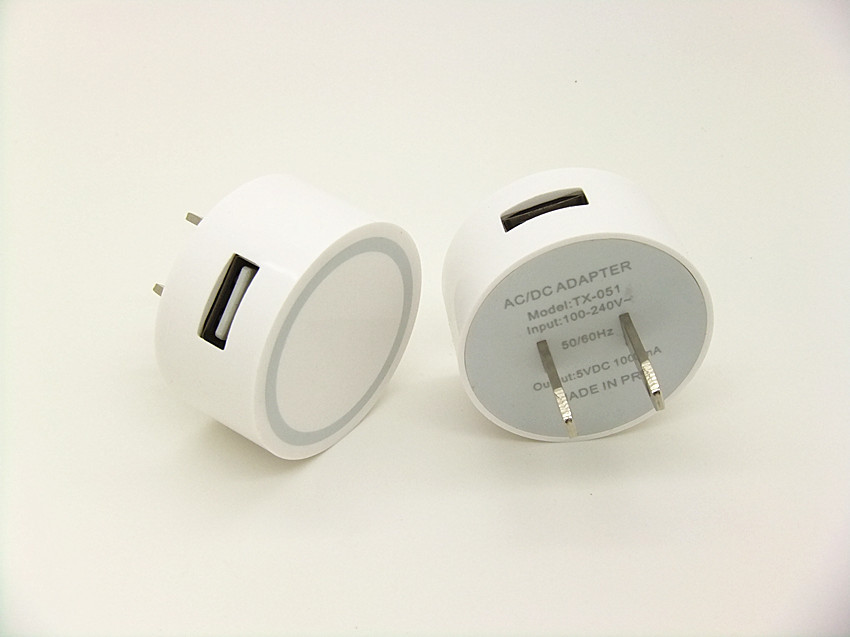 厂家现货批发全波双面板羽博电源专用适配器 椭圆形澳规1a充电器