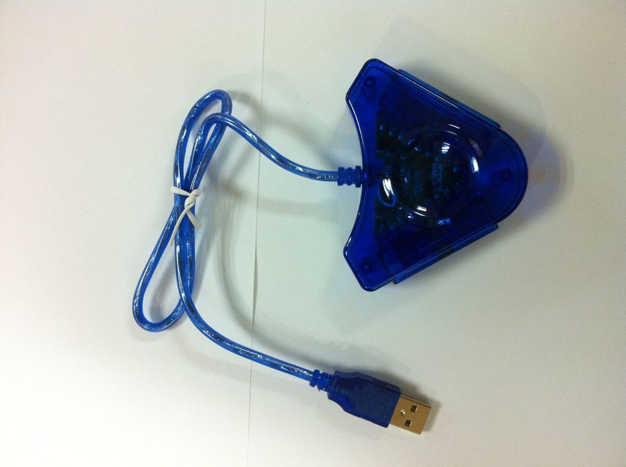 ps2转usb usb转 ps2 三角形双接口转接器 游戏机图片_5