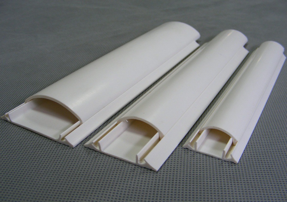 供应pvc弧形地板线槽/地面压线槽 走线槽 pvc塑料线槽 耐压耐踩