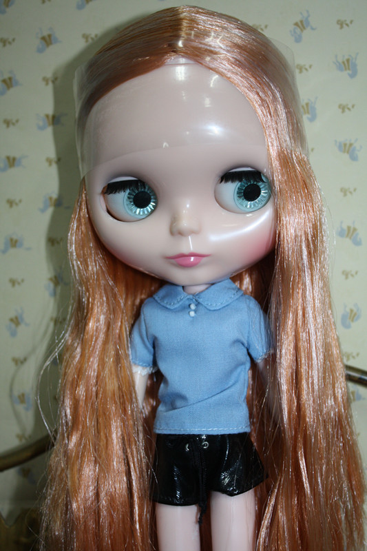 takara blythe小布娃娃 b女 大头 双色 裸娃 适合改娃