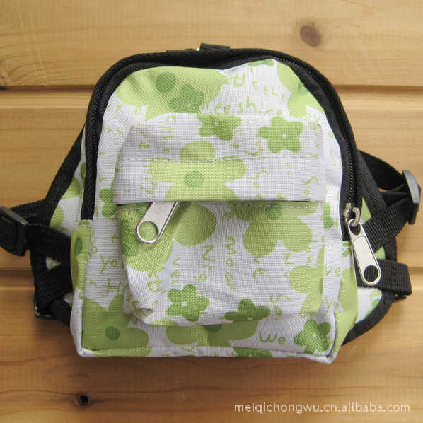 美琪feipet 宠物箱包 绿色清纯学生包 宠物用品批发