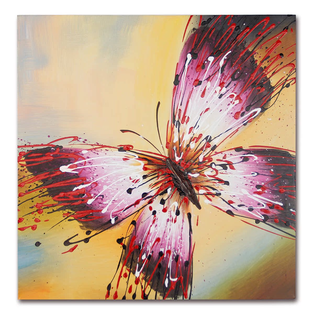 宜生活p40019现代装饰画 《蜕变》纯手绘内框油画