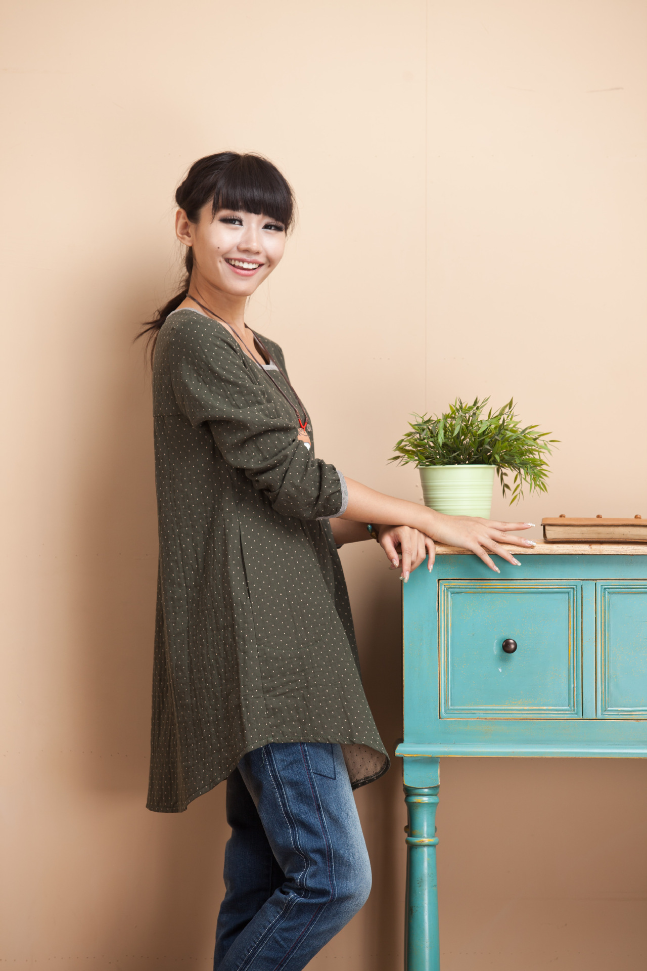 棉麻原创斯琴文艺日系予含茵曼江南布衣风格棉麻大码长袖连衣裙