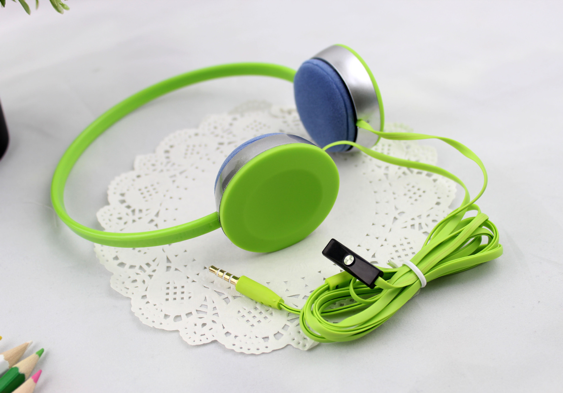 evown-310彩色手机耳机 新款电脑头戴式大耳机iphone小米三星耳机