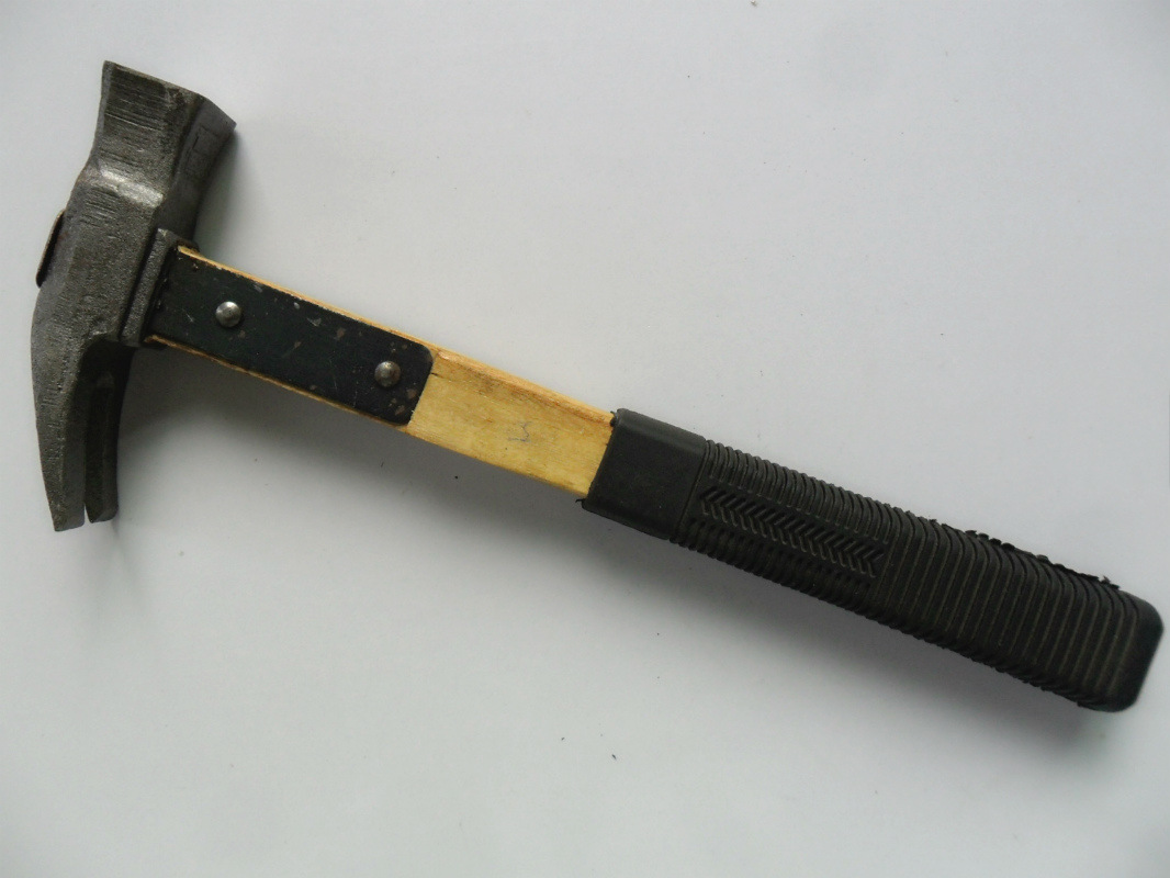 压缩木柄方头麻面羊角锤高碳钢圆顶吸钉锤子035kg05kg榔头