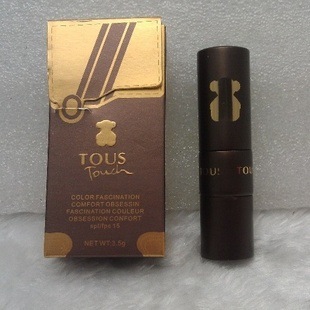 tous小熊 持久滋润保湿裸色唇膏 彩妆 自然色 口红3.5g