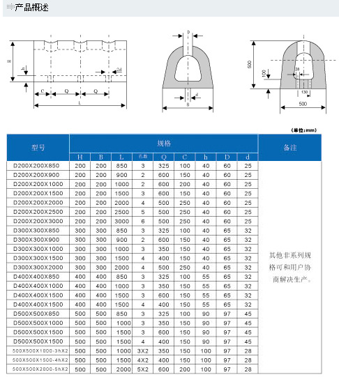 半圆形(d型)橡胶护舷d型500h