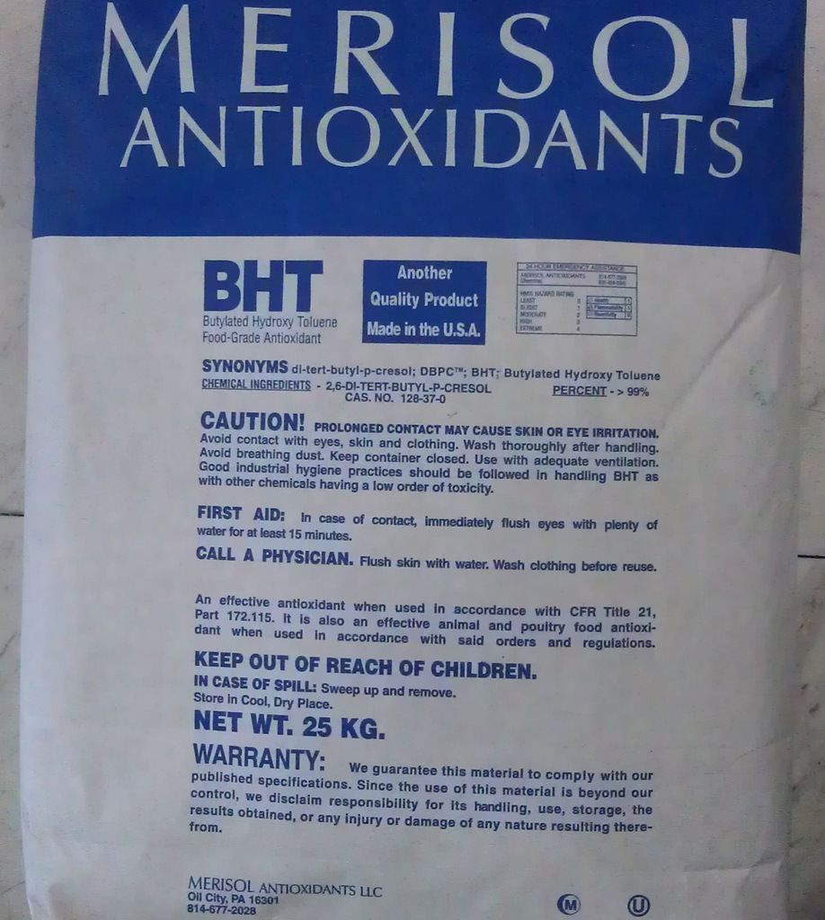 【美国原装进口 美索牌 食品级 抗氧化剂 二丁基羟基甲苯 BHT】价格,厂家,图片,抗氧化剂,上海全立泰进出口有限公司-马可波罗网