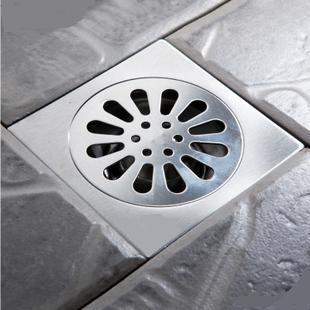 高档地漏 防臭地漏 加厚不锈钢拉丝地漏