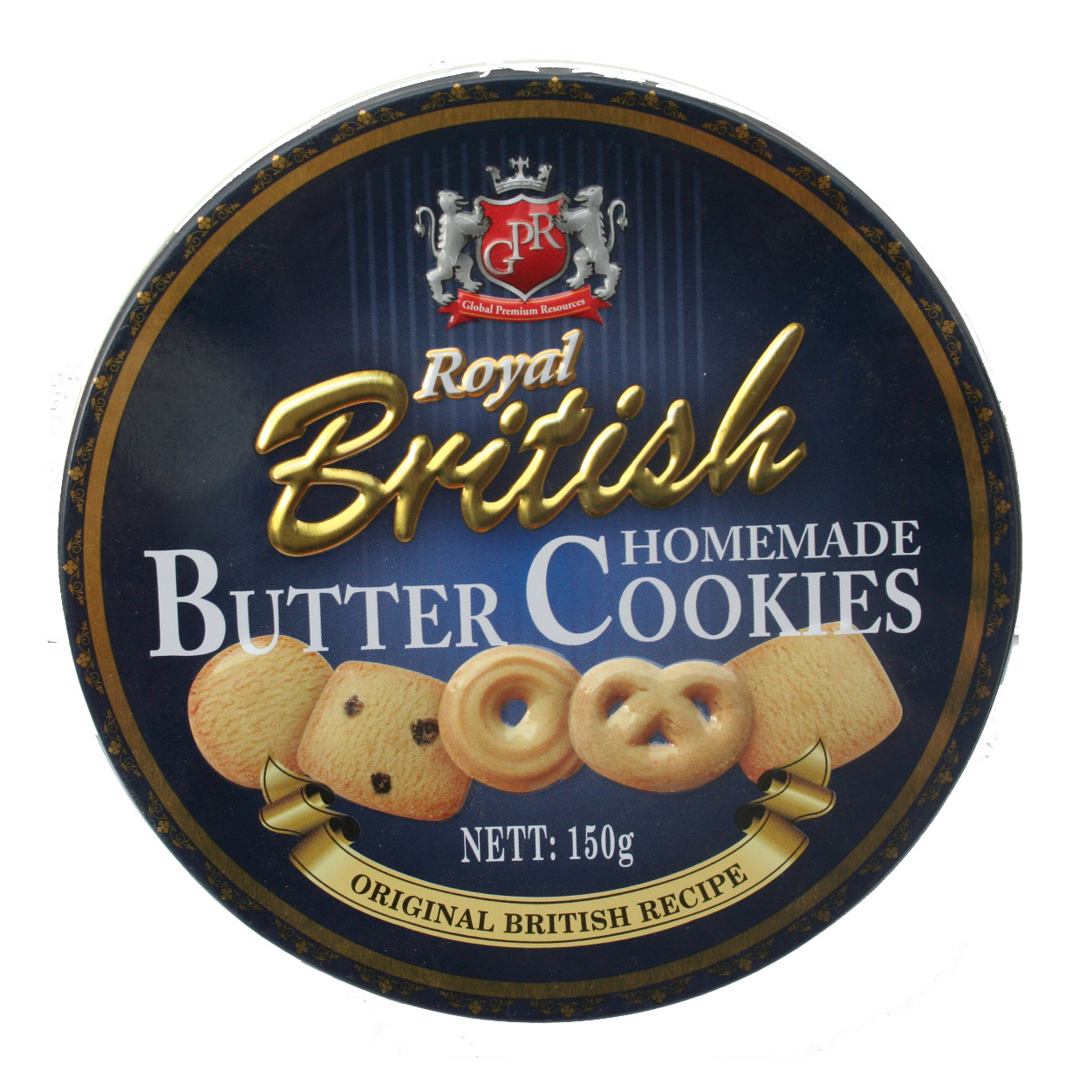 gpr金罐英式皇家曲奇(饼干)150g 盒马来西亚原装进口
