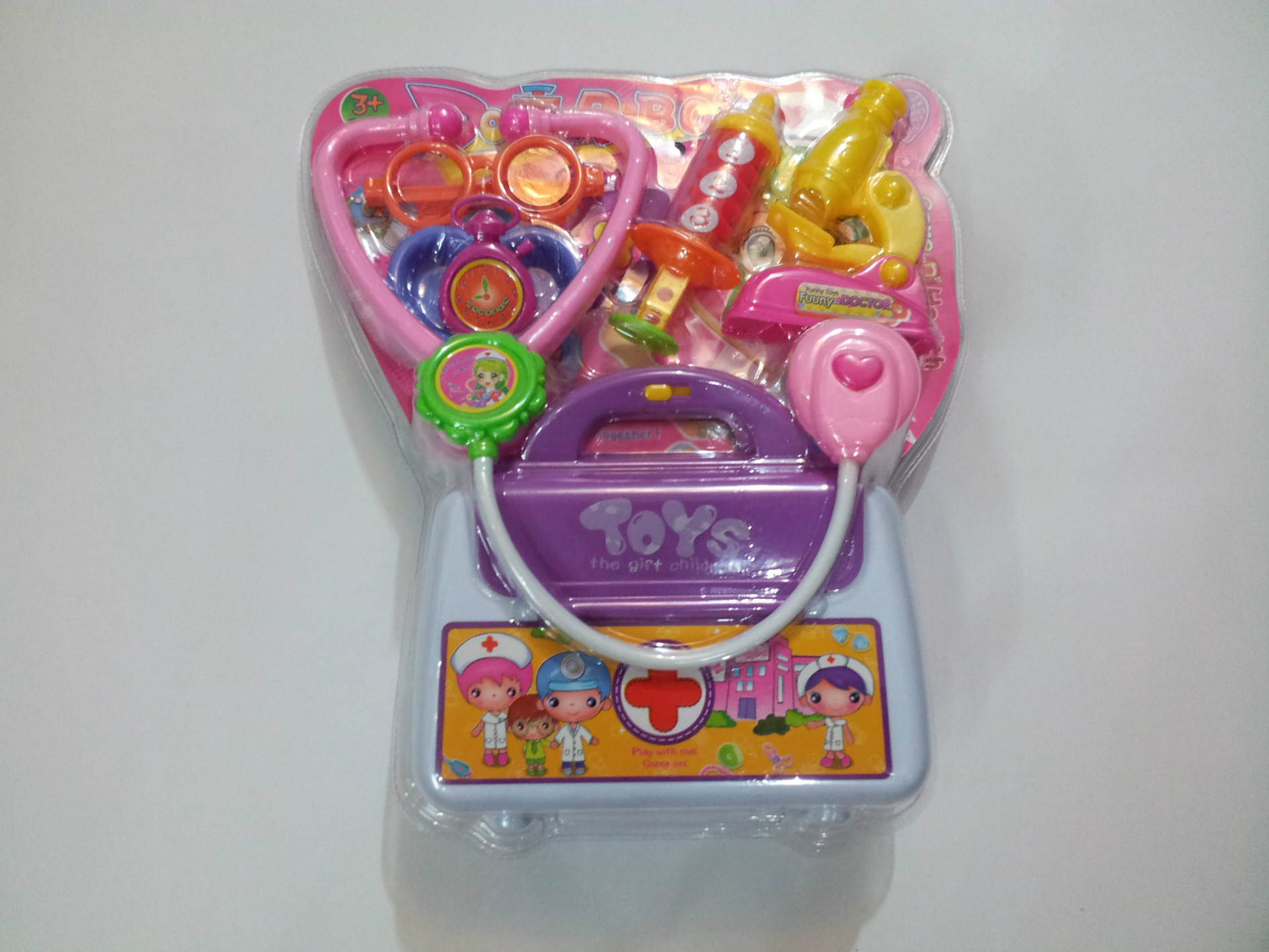 儿童玩具 热销新奇仿真双吸塑套装 宝宝益智玩具医具套装